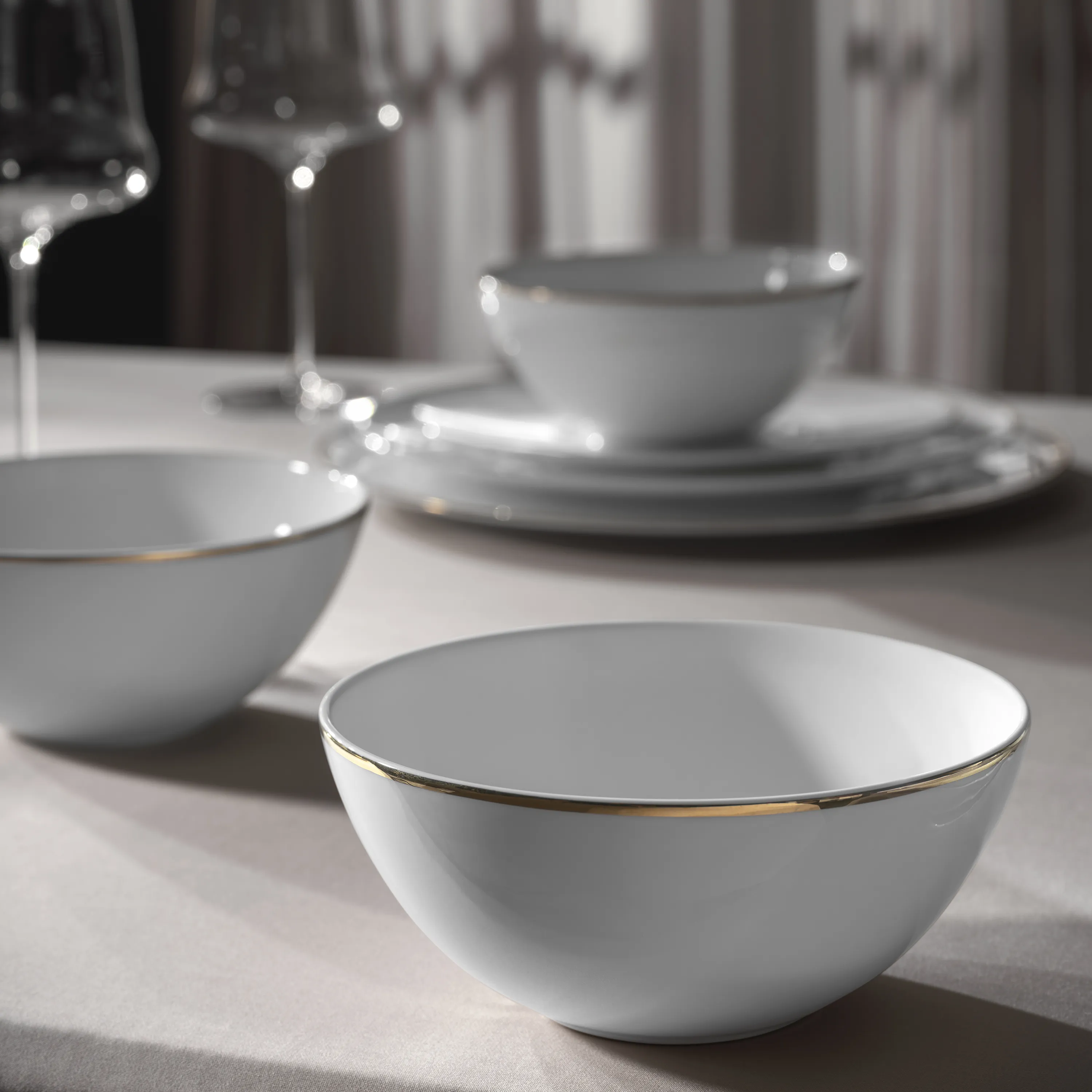 Тарелка салатная Канни