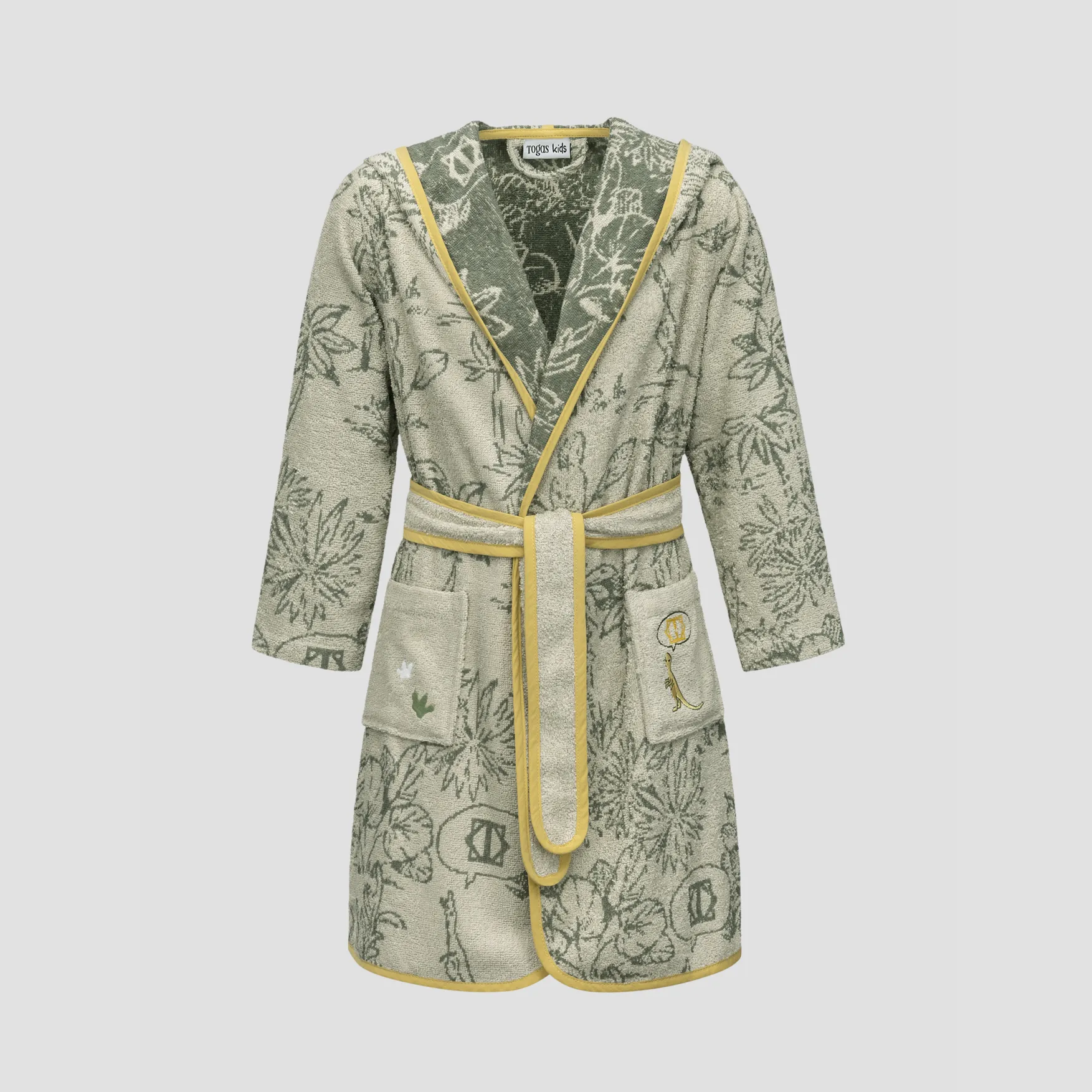 Детский халат Динно