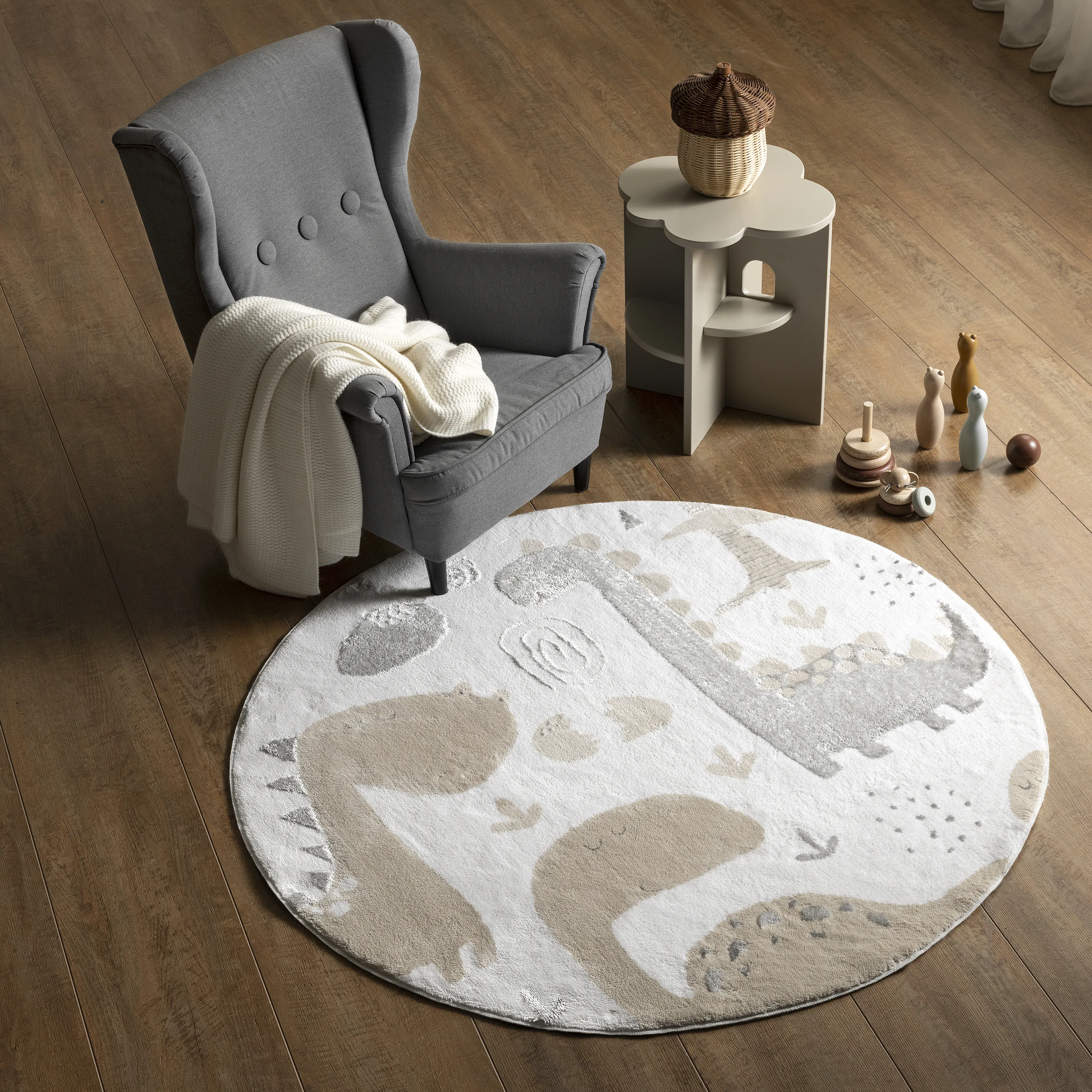 Детский ковер Динно