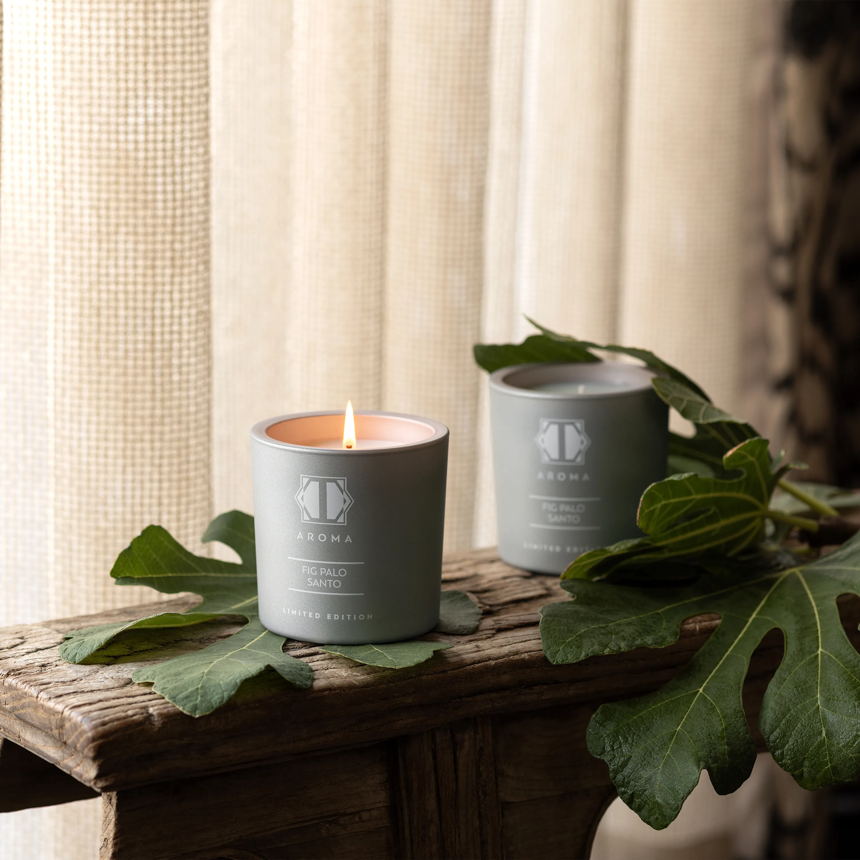 Свеча ароматическая Инжир и персик