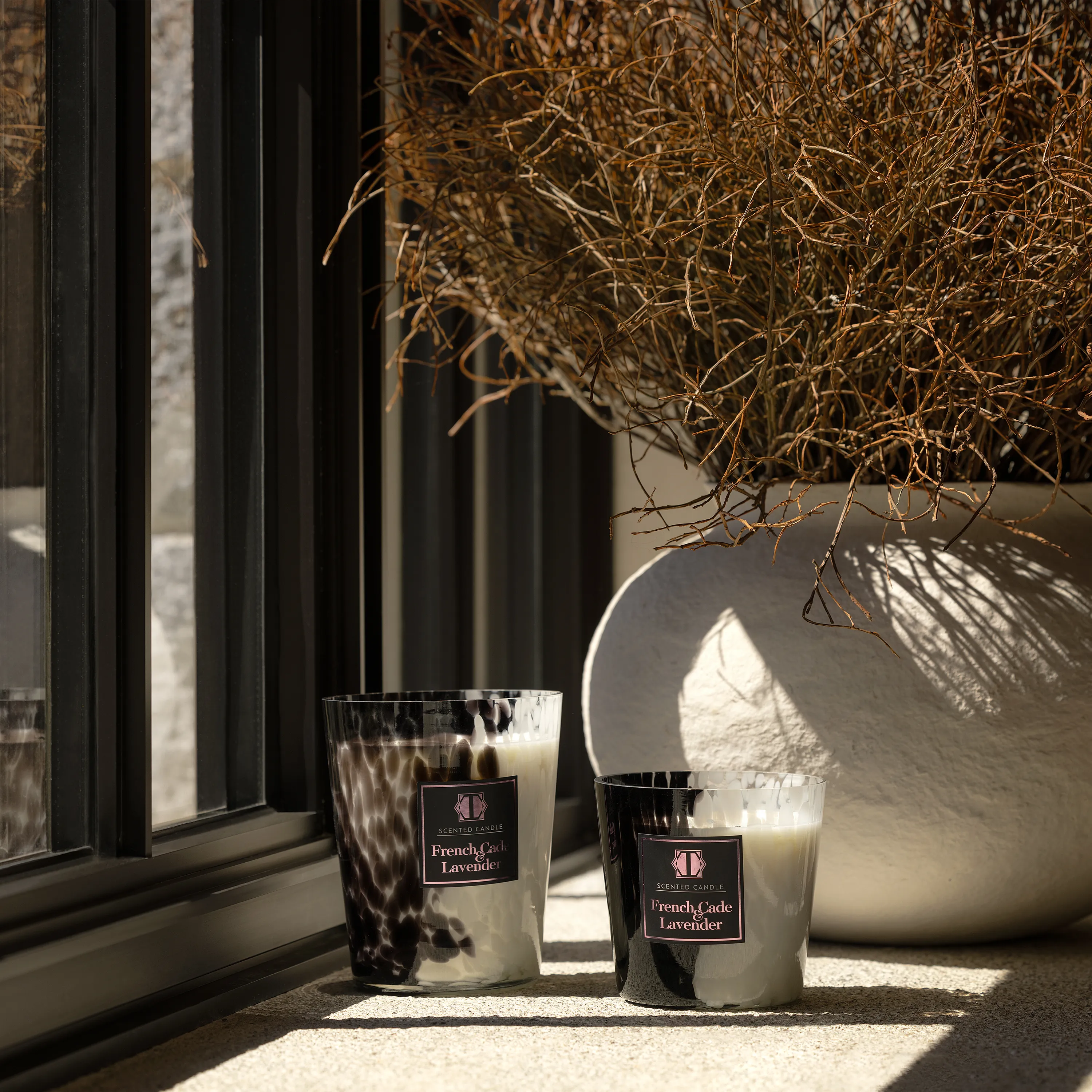 Свеча ароматическая Французский кедр и лаванда