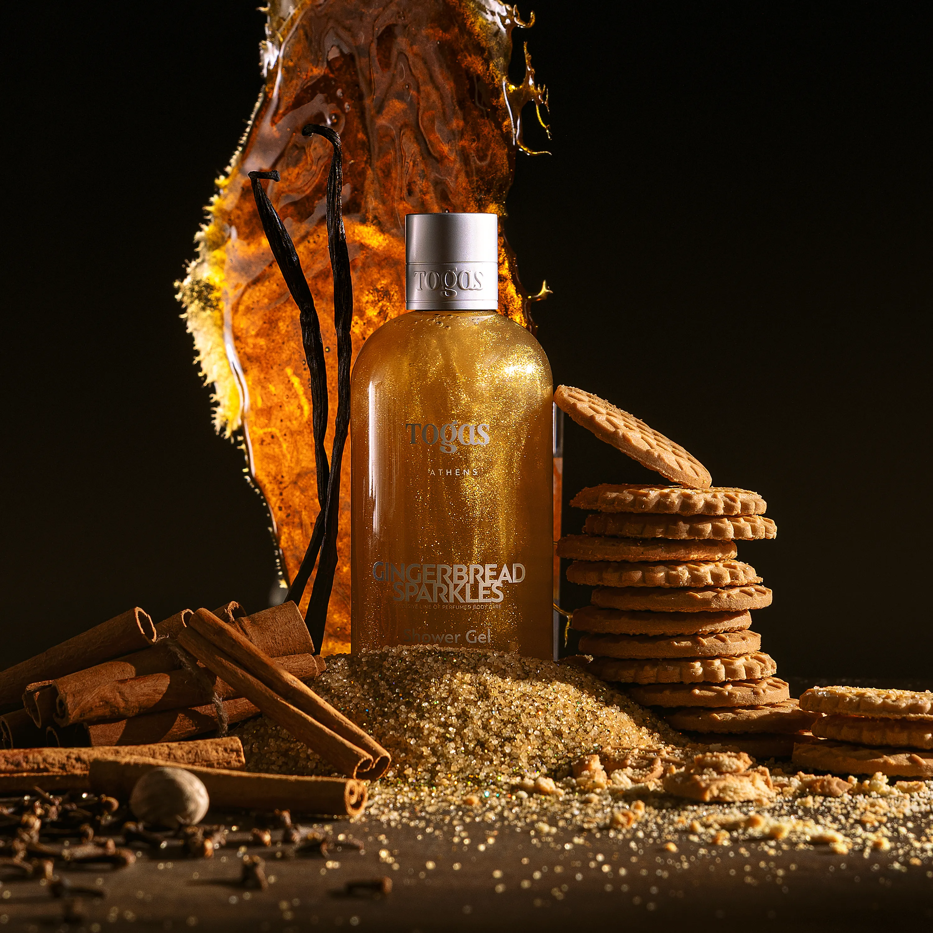 Гель для душа Пряничные блёстки