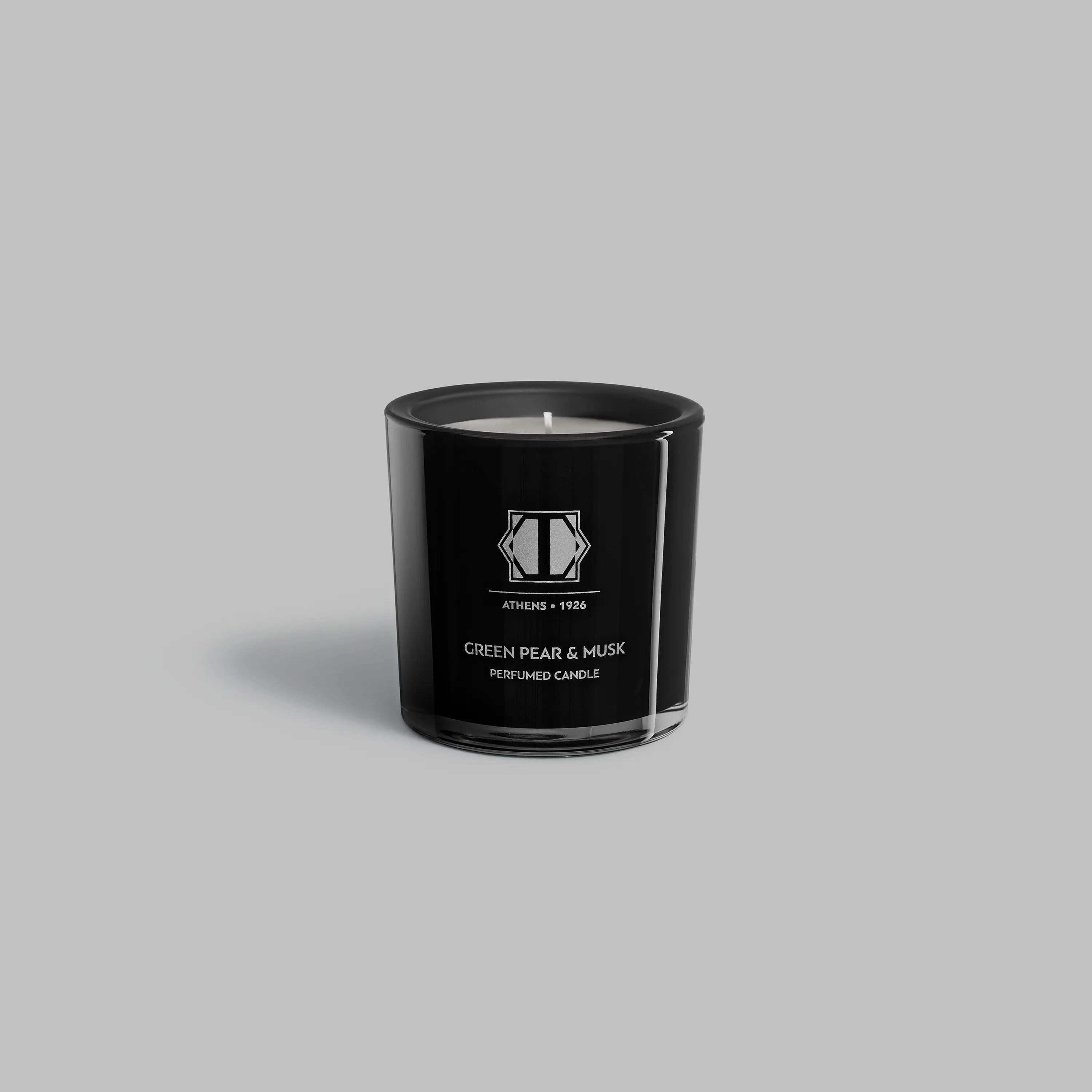Свеча ароматическая  Зеленая груша и мускус
