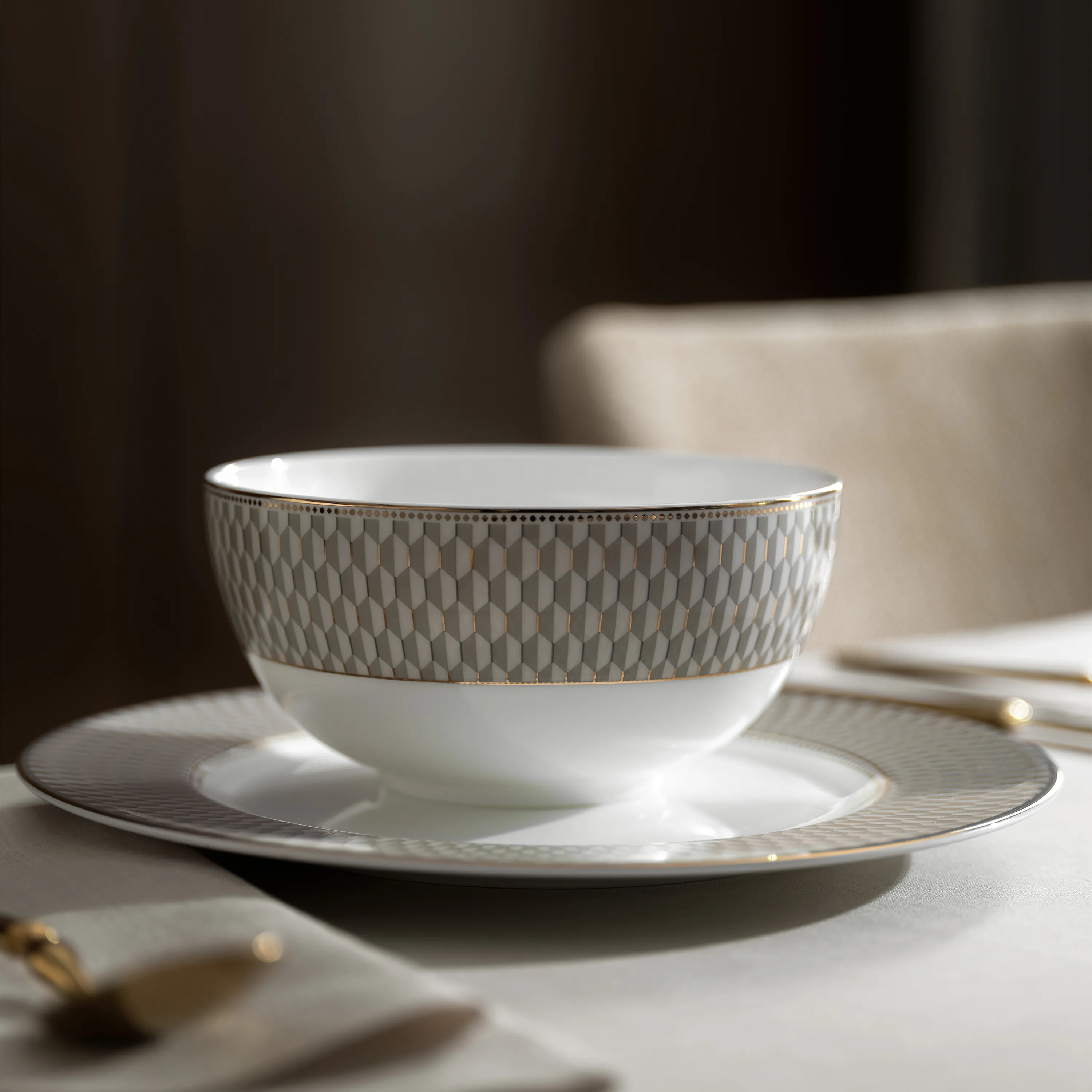 Тарелка салатная Харлин