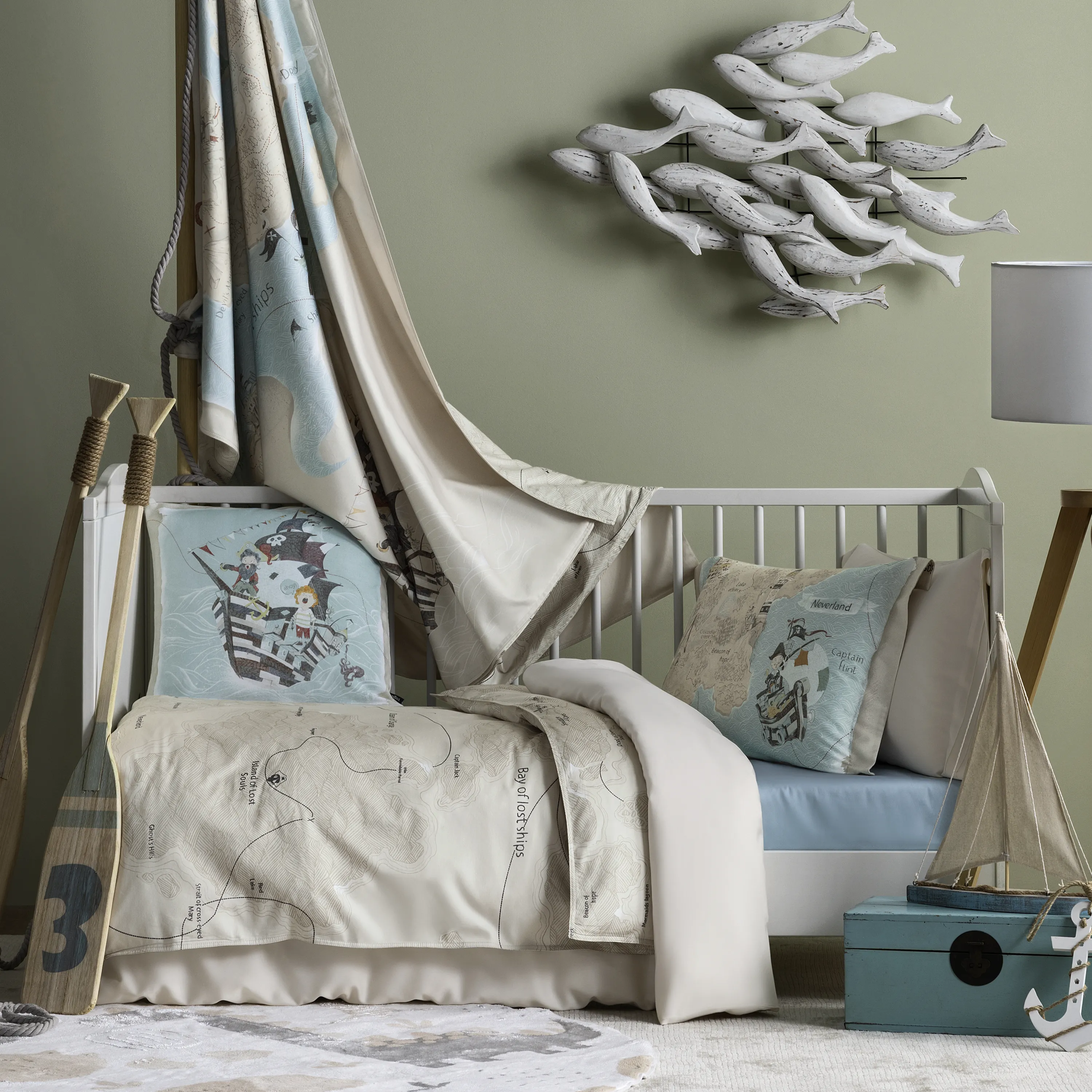 Комплект постельного белья для малышей Тортуга