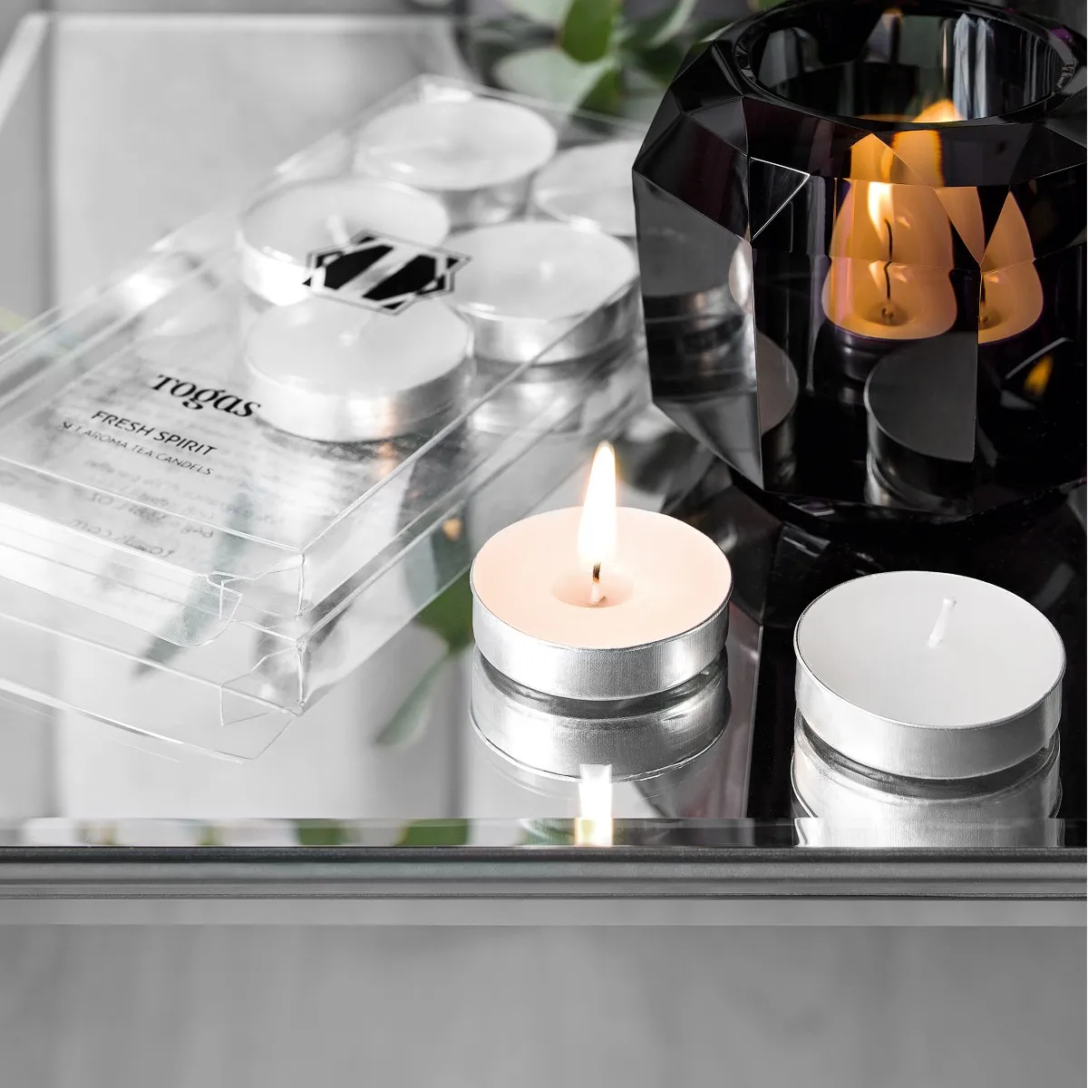 Набор ароматических свечей Легкое дуновение