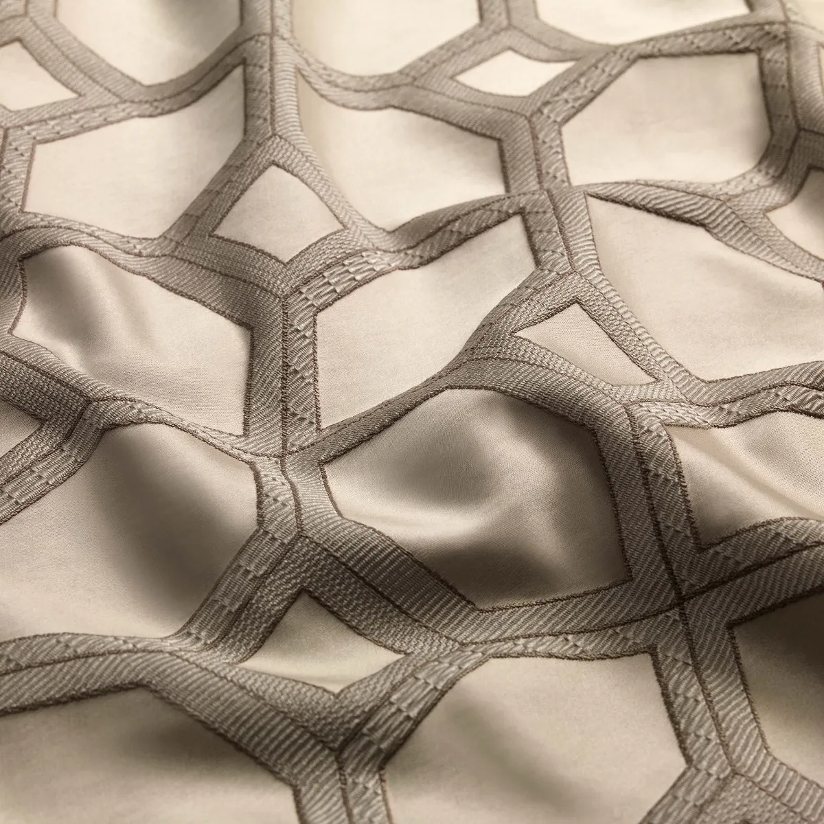 Портьерная ткань VALLO BEIGE, ширина 290 см