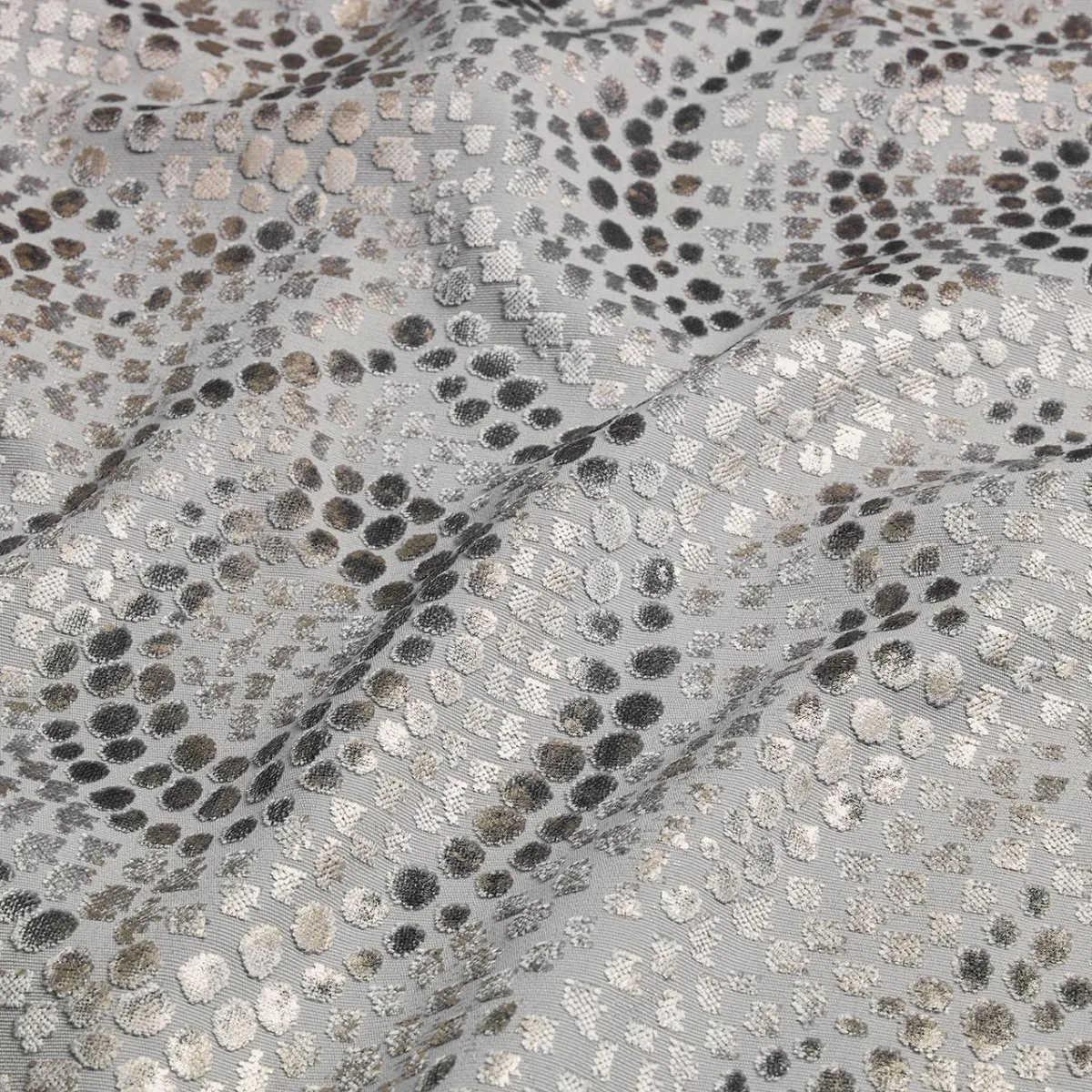 Портьерная ткань VILNIUS SILVER, ширина 140 см