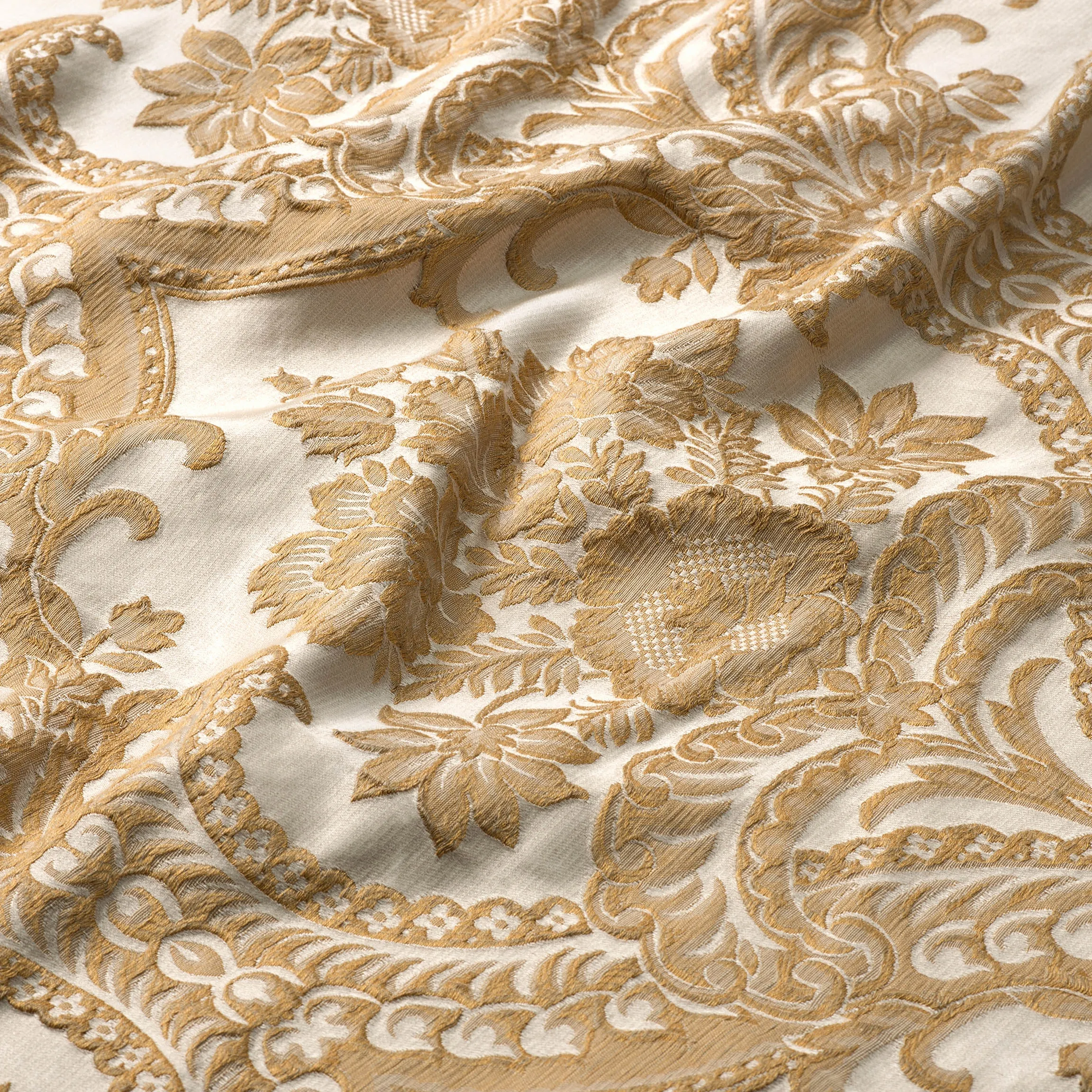 Портьерная ткань NIZZA GOLD, ширина 140 см