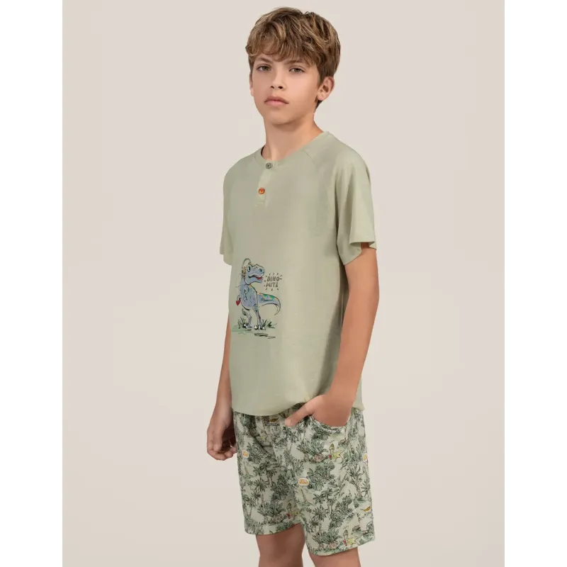 Детская пижама Динно