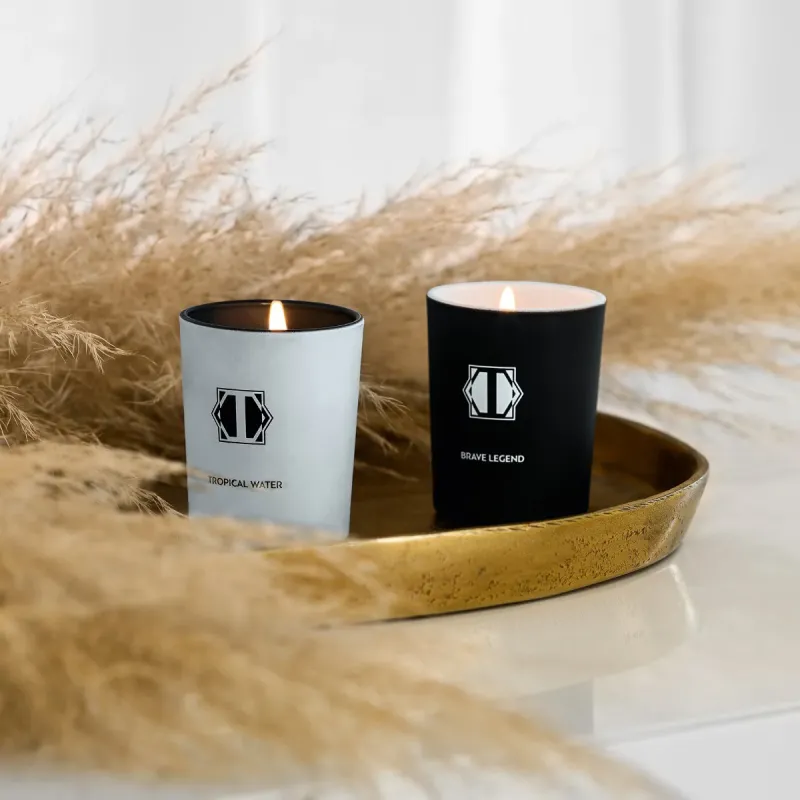 Тревел набор ароматических свечей Легенда и тропическая вода