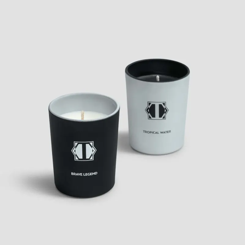 Тревел набор ароматических свечей Легенда и тропическая вода