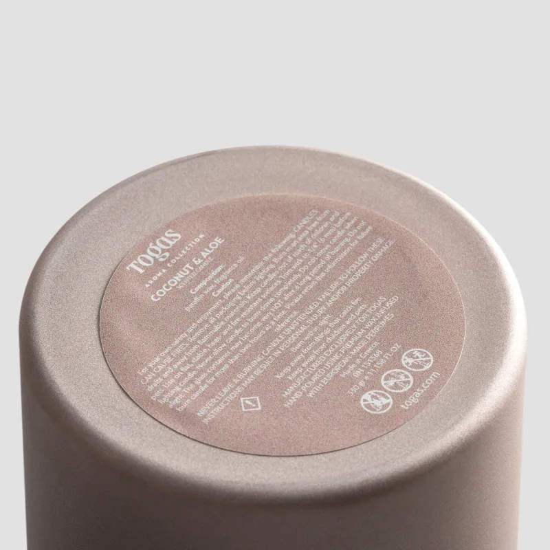 Свеча ароматическая  Алоэ и кокос