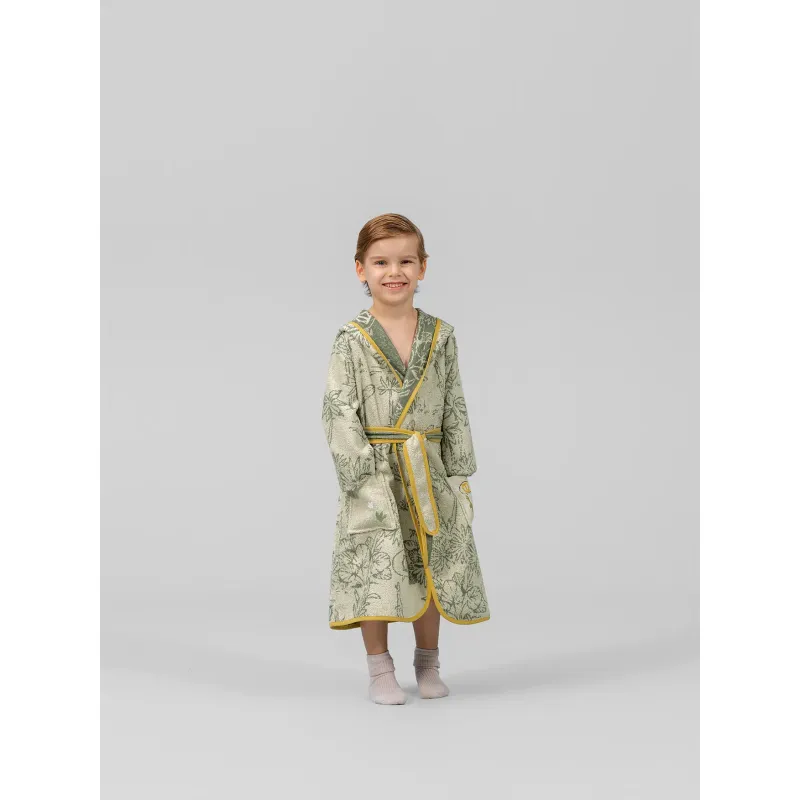 Детский халат Динно