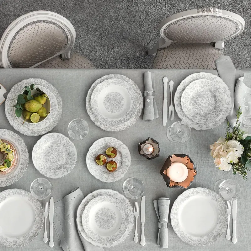 Тарелка салатная Мартинелли натур