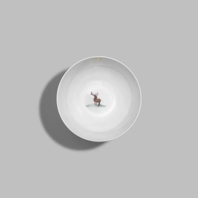 Тарелка салатная Сноуви