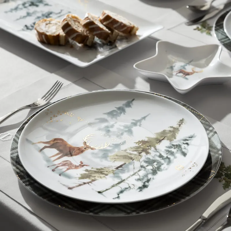 Тарелка обеденная Сноуви