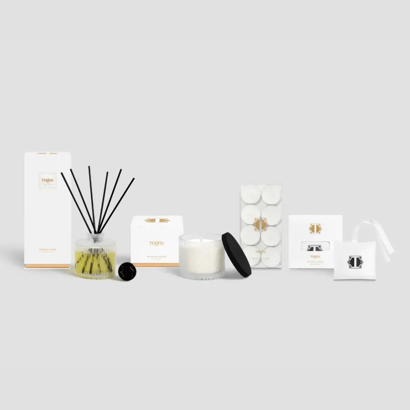 Набор ароматических свечей Тропическая вода