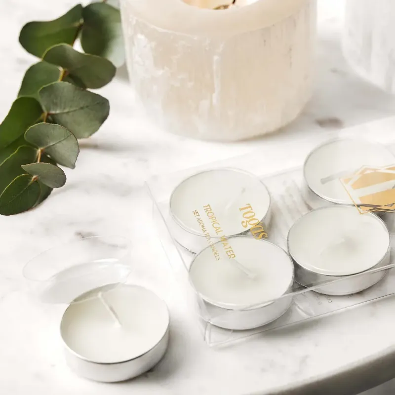 Набор ароматических свечей Тропическая вода